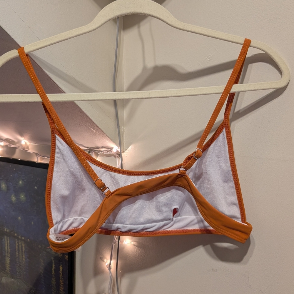 Rustic Orange Bikini Top - Picture 2 of 3